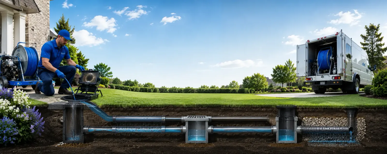Outdoor drain cleaning information for Armona, CA